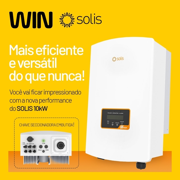 Inversor Solis Monofasico 10kw 3 Mppt S5 Gr1p10k Distribuidora Solar