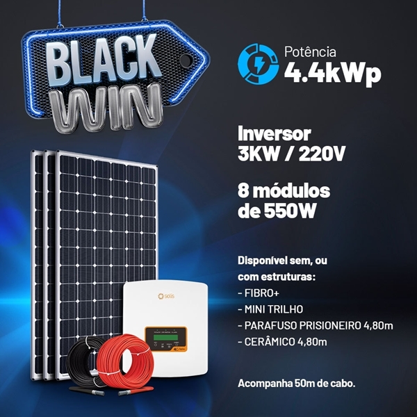 imagem de GERADOR BLACK FRIDAY 4,40 KWP - CHAPA METÁLICA