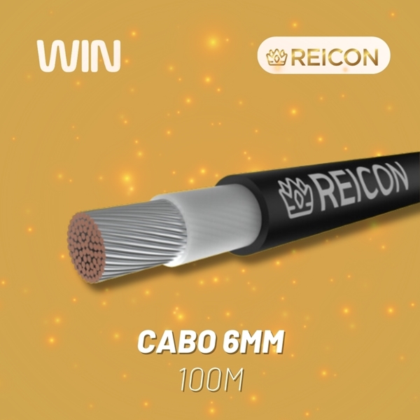 imagem de Cabo 1x6mm2 1.8kv Cc Nbr 16 Preto Pc Bobina 100m