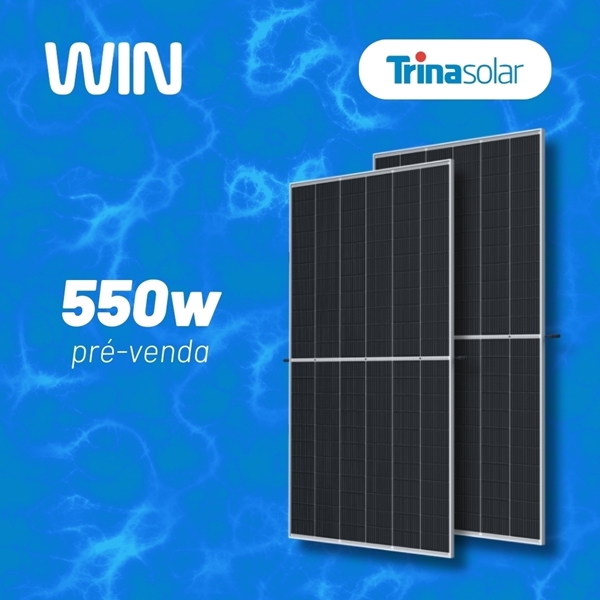 imagem de Pre-Venda Modulo Solar Fotovoltaico Trina 550w Monofacial Tsm-De18-550w